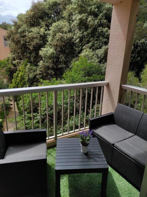 Charmant Studio Climatise 24 M2 Terrasse A 100M De La Plage サン・マンドリエ・シュル・メール エクステリア 写真
